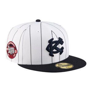 New Era Kansas City Monarchs Pinstripe 59FIFTY Fitted Hat Negro League